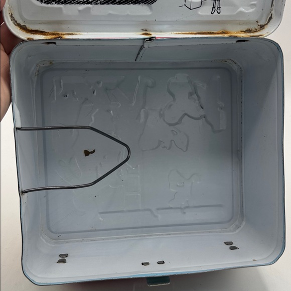 Vintage Disney Express Aladdin Metal Lunchbox Classic Characters on Train - Picture 7 of 10